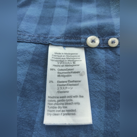 Slim J Crew Stretch Button Down (Small) - Picture 6 of 8